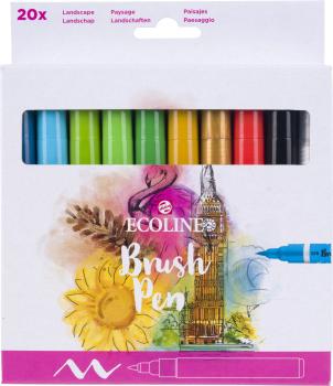 TALENS Ecoline Brush Pen Set 11509024 ass. 20 Stück