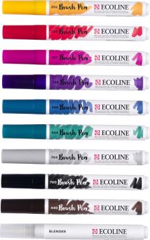 Talens ecoline brush pen set 11509800 ass. handlettering 10 stück - Talens-11509800-8712079518905-03.jpg