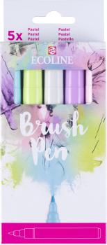 TALENS Ecoline Brush Pen Set 11509931 pastel 5 Stück