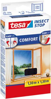 Tesa insect stop comfort 1,3x1,3m 553960002 schwarz - Tesa-553960002-4042448857576
