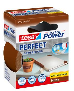 TESA Extra Power Perfect 2.75mx38mm 563430004 Gewebeband. braun