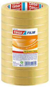 TESA Klebeband stand.Box 66mx15mm 573880000 geschrumpft 10 Stk.