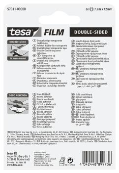 Tesa klebeband tesafilm 12mmx7.5m 579110000 transp.,doppels.,blister 2stk. - Tesa-579110000-4042448899736-02.jpg