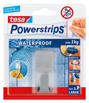 Tesa powerstrips haken zoom 597070000 grau - Tesa-597070000-4042448175243