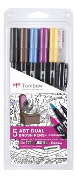 Tombow abt set totaberlustig.de ltd. abt-5p-mh editon, 5xabt + 1xfudenosuke - Tombow-abt-5p-mh-4003198104457
