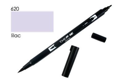 Tombow dual brush pen abt 620 lila - Tombow-abt-620-4901991901795