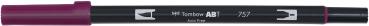 Tombow dual brush pen abt 757 weinrot - Tombow-abt-757-4901991901955-02.jpg