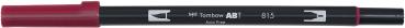 Tombow dual brush pen abt 815 kirschrot - Tombow-abt-815-4901991902013-02.jpg