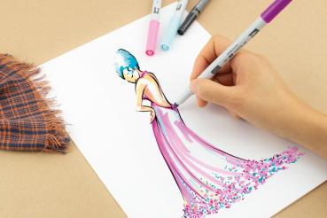 Tombow dual brush pen abt pro abtp-5p-2 pastel colours set, 5 stück - Tombow-abtp-5p-2-4003198150027-05.jpg