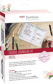 Tombow creative journaling kit bujo-set1 pastel 8-teilig - Tombow-bujo-set1-4003198950276