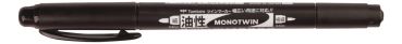 Tombow mono twin zeichen-marker os-tme33 schwarz - Tombow-os-tme33-4901991642315