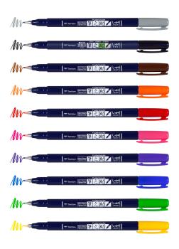 Tombow kalligraphie-stift ws-bh ws-bh-48p-a fudenosuke, display - Tombow-ws-bh-48p-a-4003198110953-03.jpg