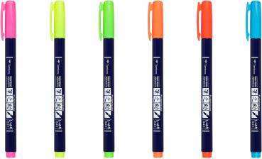 Tombow kalligraphie set ws-bh-6p fudenosuke, 6 farben neon - Tombow-ws-bh-6p-4003198111028-02.jpg