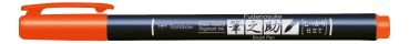 Tombow kalligraphie stift hard ws-bh28 fudenosuke, orange - Tombow-ws-bh28-4901991647914