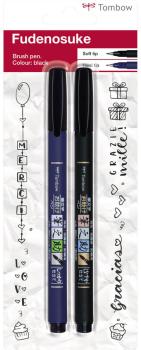 Tombow kalligraphie-set ws-bh/bs ws-bhs-2p fudenosuke, schwarz 2 stück - Tombow-ws-bhs-2p-4003198110588-02.jpg