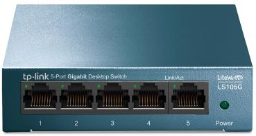 TP-LINK 5-Port Gigabit Desktop Switch TL-SG105S Desktop Steel Case