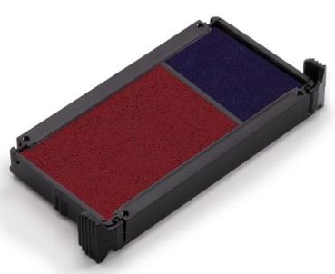 TRODAT Ersatzkissen 4912 4912EKRBB rot/blau 2 Stück