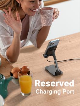 Ugreen multiangle phone desktop 20435 stand, foldable, black - Ugreen-20435-6957303824359-10.jpg