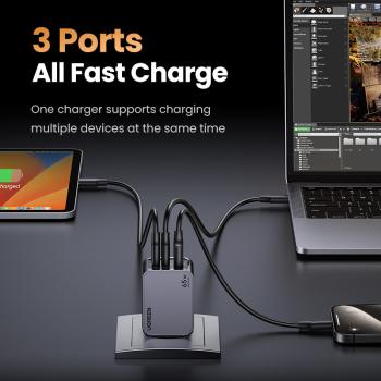 Ugreen usb wallcharger nexode pro 25871 65w usb-a+c,pd,gan w.cable - Ugreen-25871-6941876228713-04.jpg