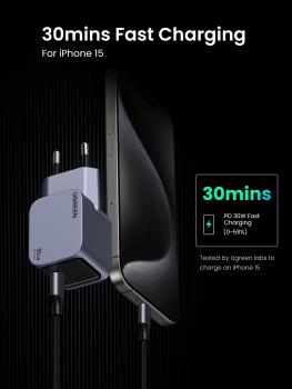 Ugreen usb wallcharger nexode pro 35006 30w, 1xusb-c, gan - Ugreen-35006-6941876230068-05.jpg