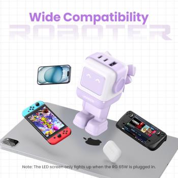 Ugreen nexode rg 65w 3-port gan 35291 2x usb-c,1xusb-a, purple - Ugreen-35291-6941876232918-06.jpg