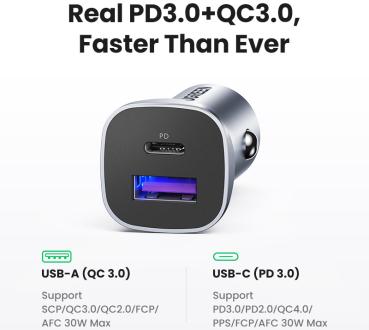 Ugreen fast car charger 30w 40858 usb-c pd+usb-a qc - Ugreen-40858-6957303848584-06.jpg