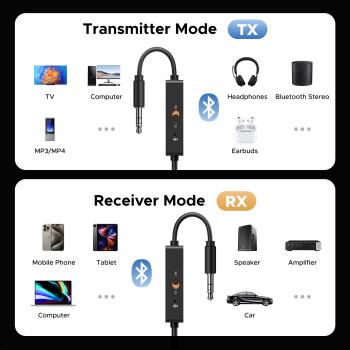 Ugreen audio receiver & transmitter 45236 bluetooth, black - Ugreen-45236-6941876242368-05.jpg