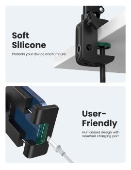 Ugreen universal holder 50394 with flexible long arm (bb) - Ugreen-50394-6957303853946-06.jpg