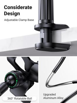 Ugreen multifunction phone clipstand 80906 90cm, black - Ugreen-80906-6957303889068-05.jpg