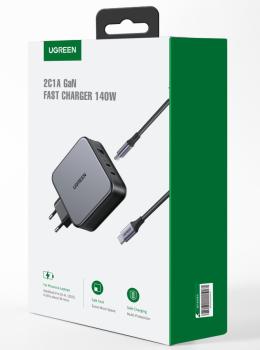 Ugreen usb wallcharger nexode 140w 90549 bundle,gan,usb-a+c,1.5m cable - Ugreen-90549-6957303895496-10.jpg