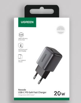 Ugreen usb c wallcharger nexode 90664 mini,20w,pd gan, black - Ugreen-90664-6957303896646-08.jpg
