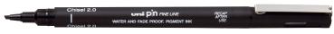 Uni-ball fineliner pin 2.0 mm 10.1.1022 black - Uni-ball-10.1.1022-4902778270981-02.jpg