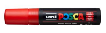 Uni-ball posca marker 15mm pc-17k red rot - Uni-ball-pc-17k-red-4902778364215
