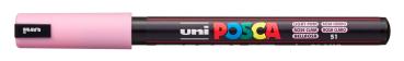 Uni-ball fineliner posca 0.7mm pc-1mr_light pink hellrosa - Uni-ball-pc-1mr_light-pink-4902778249444