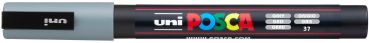 Uni-ball posca marker 0,9-1,3mm pc-3m grey grau, rundspitze - Uni-ball-pc-3m-grey-4902778915905