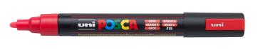 Uni-ball posca marker 1,8-2,5mm pc-5m f.red fluo rot, rundspitze - Uni-ball-pc-5m-f.red-4902778198049-02.jpg