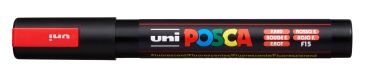 Uni-ball posca marker 1,8-2,5mm pc-5m f.red fluo rot, rundspitze - Uni-ball-pc-5m-fred-4902778198049