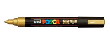 Uni-ball posca marker 1,8-2,5mm pc-5m gold gold, rundspitze - Uni-ball-pc-5m-gold-4902778916261-02.jpg