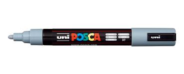 Uni-ball posca marker 1,8-2,5mm pc-5m grey grau, rundspitze - Uni-ball-pc-5m-grey-4902778916247-02.jpg