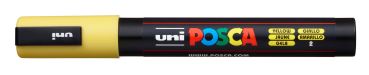 Uni-ball posca marker 1,8-2,5mm pc-5m yellow gelb, rundspitze - Uni-ball-pc-5m-yellow-4902778916162