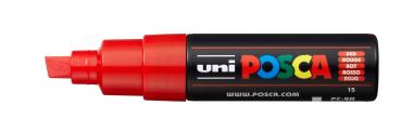 Uni-ball posca marker 8mm pc-8k red rot, keilspitze - Uni-ball-pc-8k-red-4902778916476-02.jpg