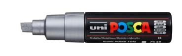 Uni-ball posca marker 8mm pc-8k silver met silber, keilspitze - Uni-ball-pc-8k-silver-4902778113615-02.jpg