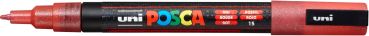 Uni-ball posca marker 0.9-1.3mm pc3-ml red glitzer rot - Uni-ball-pc3-ml-red-4902778198018