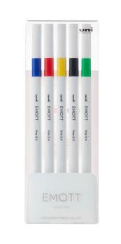 Uni-ball fineliner emott 0.4mm pem-sy_5c_no.1 vivid 5 stück - Uni-ball-pem-sy_5c_no.1-4902778248287-02.jpg