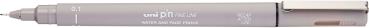 Uni-ball fineliner pin 0.1mm pin01-200(s) light grey hellgrau - Uni-ball-pin01-200s-light-grey-4902778230763