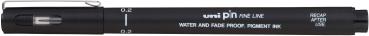 Uni-ball fineliner pin 0,2mm pin02200(s)b schwarz - Uni-ball-pin02200sb-4902778915264