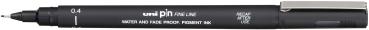 Uni-ball fineliner pin 0,4mm pin04200(s)b schwarz - Uni-ball-pin04200sb-4902778030783