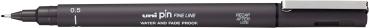 Uni-ball fineliner pin 0.5mm pin05-200(s) dark grey dunkelgrau - Uni-ball-pin05-200s-dark-grey-4902778230787