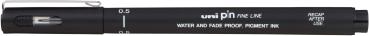 Uni-ball fineliner pin 0,5mm pin05200(s)b schwarz - Uni-ball-pin05200sb-4902778915387