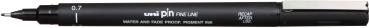 Uni-ball fineliner pin 0,7mm pin07200(s)b schwarz - Uni-ball-pin07200sb-4902778154632